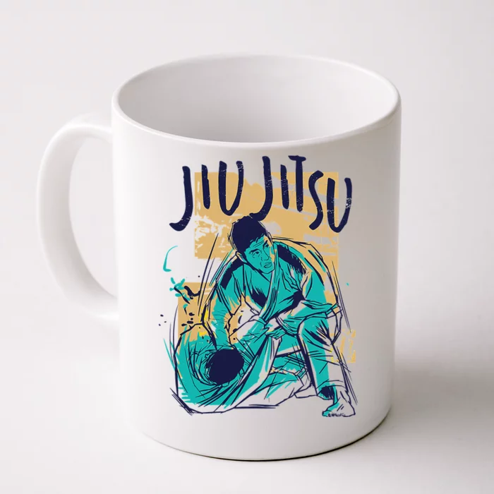 Brazilian Jiu Jitsu vintage Front & Back Coffee Mug