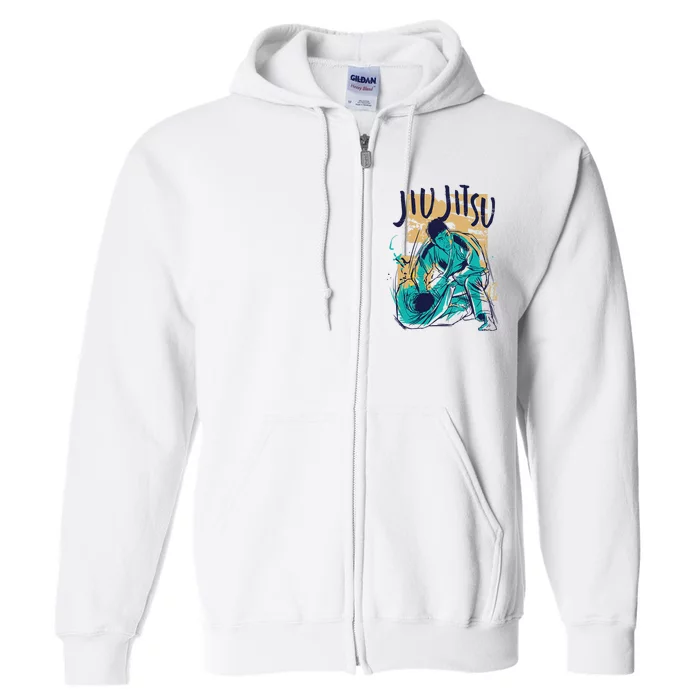 Brazilian Jiu Jitsu vintage Full Zip Hoodie