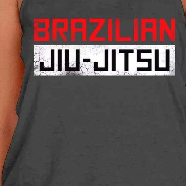 Barazilian Jiu Jitsu Gift For Jiu Jitsu Lover Fighter Mma Women's Knotted Racerback Tank