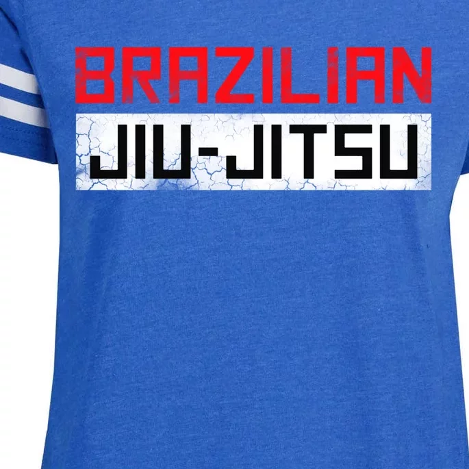 Barazilian Jiu Jitsu Gift For Jiu Jitsu Lover Fighter Mma Enza Ladies Jersey Football T-Shirt