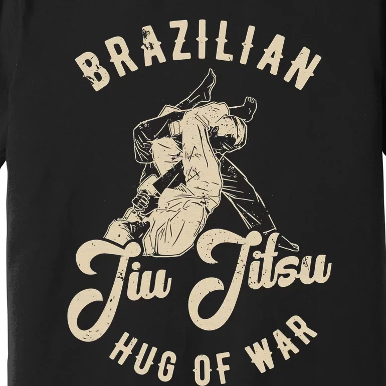 Brazilian Jiu Jitsu BJJ Distressed Funny Premium T-Shirt