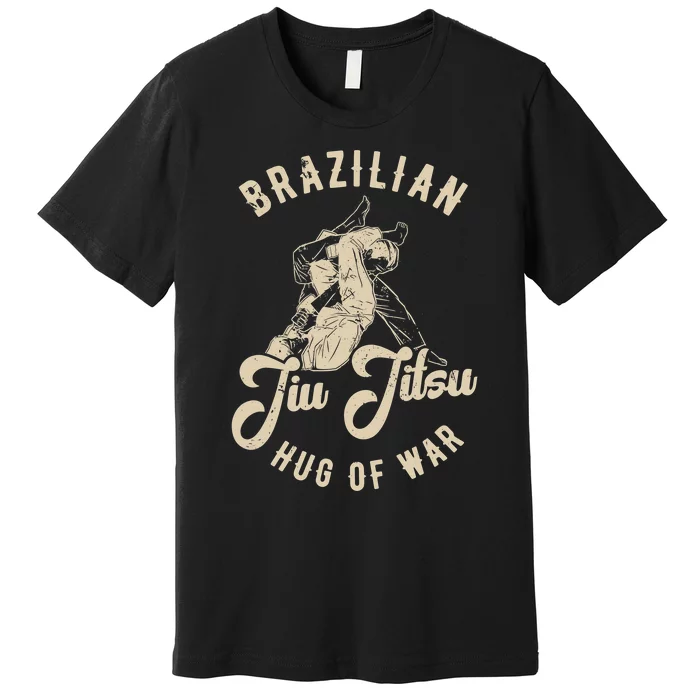 Brazilian Jiu Jitsu BJJ Distressed Funny Premium T-Shirt