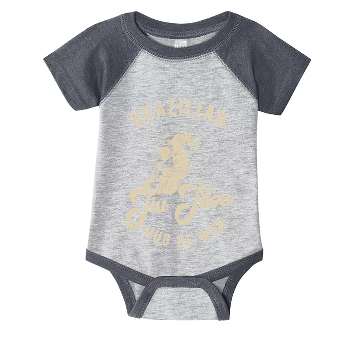 Brazilian Jiu Jitsu BJJ Distressed Funny Infant Baby Jersey Bodysuit