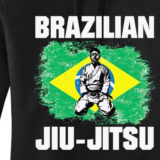 Brazilian Jiu Jitsu Established 1925 BJJ Gift MMA Fighter Women's Pullover Hoodie