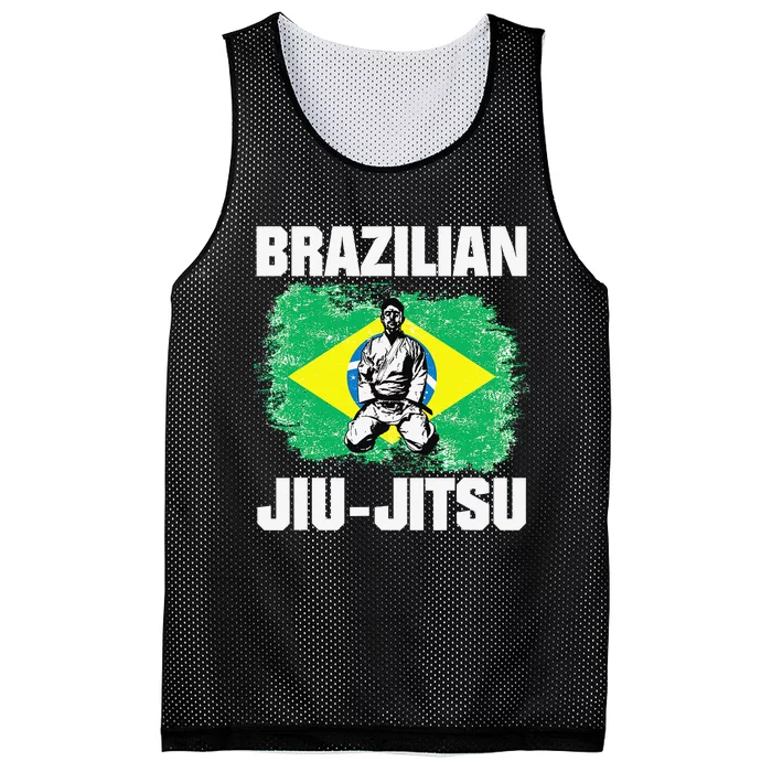 Brazilian Jiu Jitsu Established 1925 BJJ Gift MMA Fighter Mesh Reversible Basketball Jersey Tank