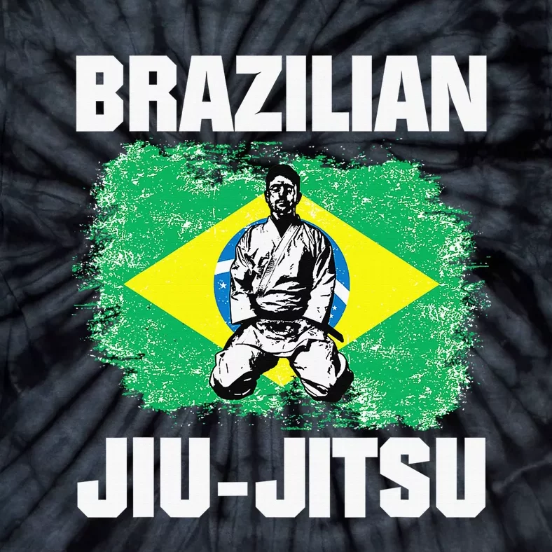 Brazilian Jiu Jitsu Established 1925 BJJ Gift MMA Fighter Tie-Dye T-Shirt