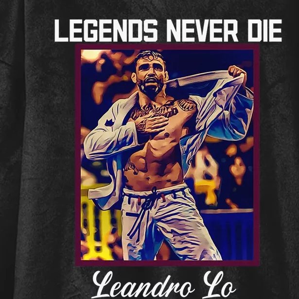 Brazilian Jiu Jitsu Tee Jiu Jitsu Legends Never Die BJJ Hooded Wearable Blanket