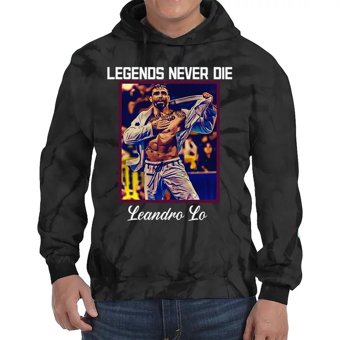 Brazilian Jiu Jitsu Tee Jiu Jitsu Legends Never Die BJJ Tie Dye Hoodie