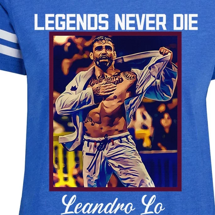 Brazilian Jiu Jitsu Tee Jiu Jitsu Legends Never Die BJJ Enza Ladies Jersey Football T-Shirt