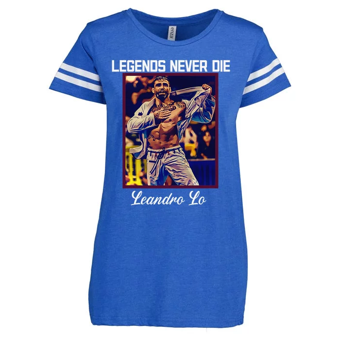 Brazilian Jiu Jitsu Tee Jiu Jitsu Legends Never Die BJJ Enza Ladies Jersey Football T-Shirt