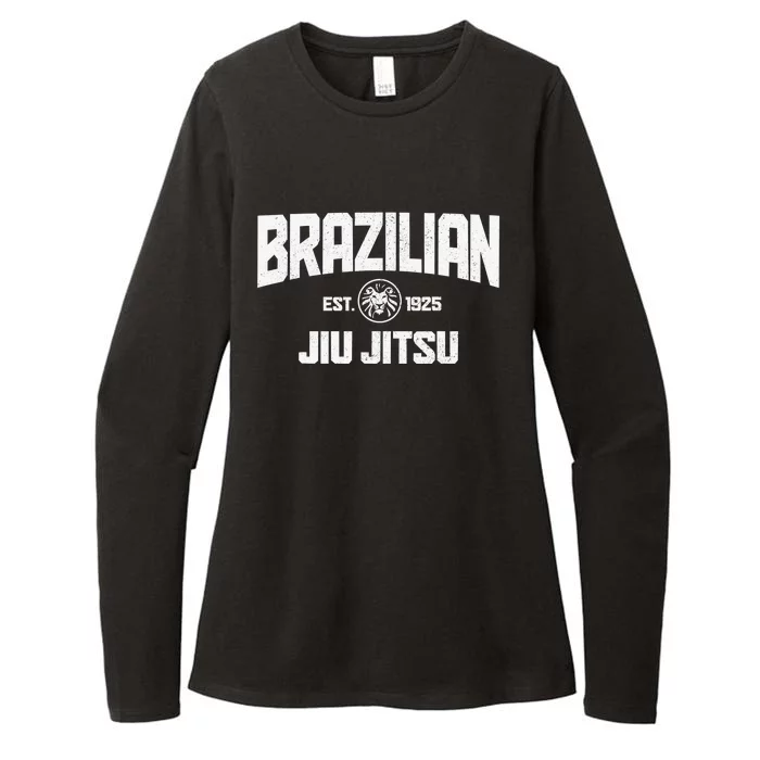 Brazilian Jiu Jitsu Established 1925 BJJ Gift MMA Fighter Womens CVC Long Sleeve Shirt