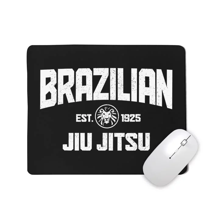 Brazilian Jiu Jitsu Established 1925 BJJ Gift MMA Fighter Mousepad