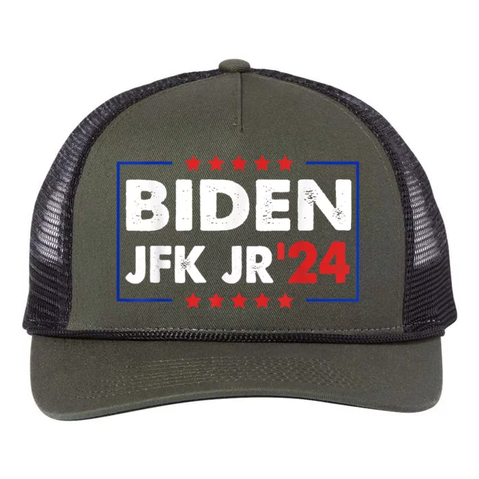 Biden Jfk Jr 24 Retro Rope Trucker Hat Cap