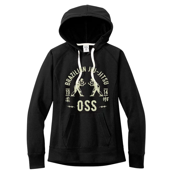 Brazilian Jiu Jitsu Arte Suave Oss Bjj Women's Fleece Hoodie