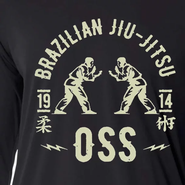 Brazilian Jiu Jitsu Arte Suave Oss Bjj Cooling Performance Long Sleeve Crew