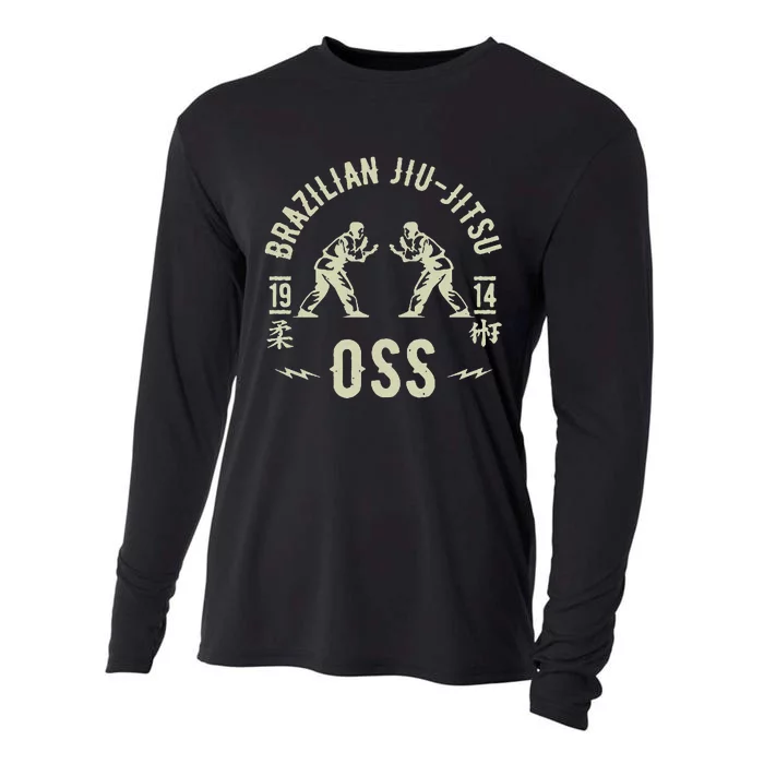 Brazilian Jiu Jitsu Arte Suave Oss Bjj Cooling Performance Long Sleeve Crew