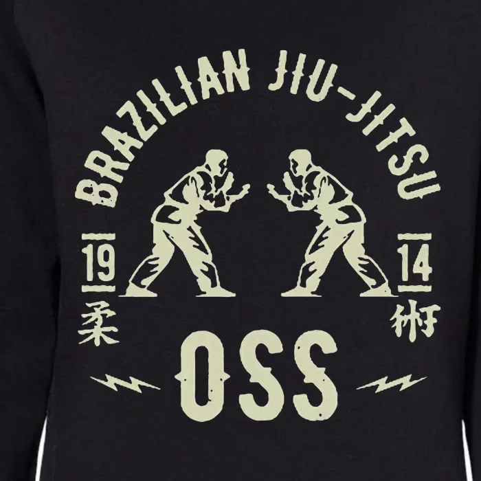 Brazilian Jiu Jitsu Arte Suave Oss Bjj Womens California Wash Sweatshirt