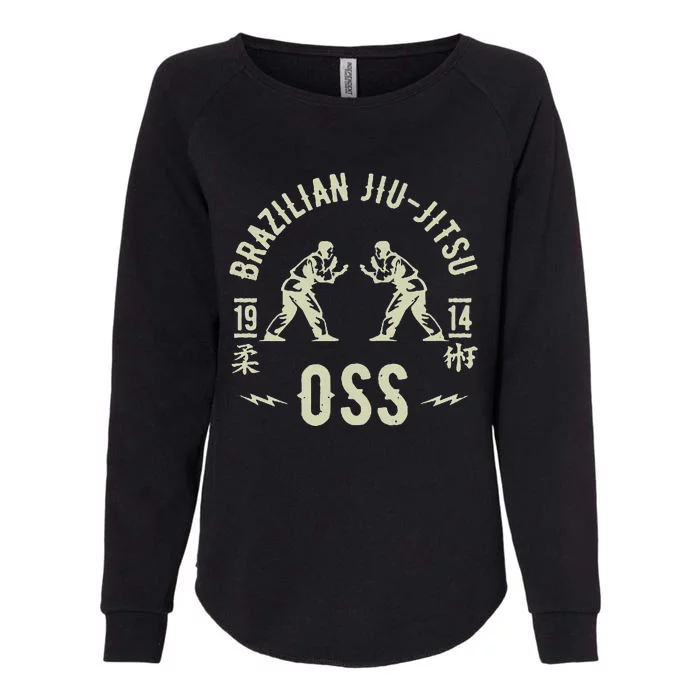 Brazilian Jiu Jitsu Arte Suave Oss Bjj Womens California Wash Sweatshirt