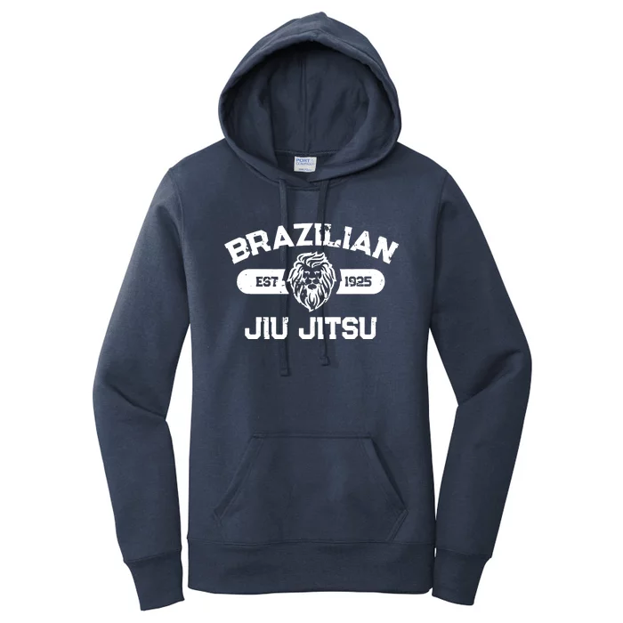 Brazilian Jiu Jitsu Established 1925 BJJ Gift MMA Fighter Women's Pullover Hoodie