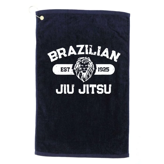 Brazilian Jiu Jitsu Established 1925 BJJ Gift MMA Fighter Platinum Collection Golf Towel