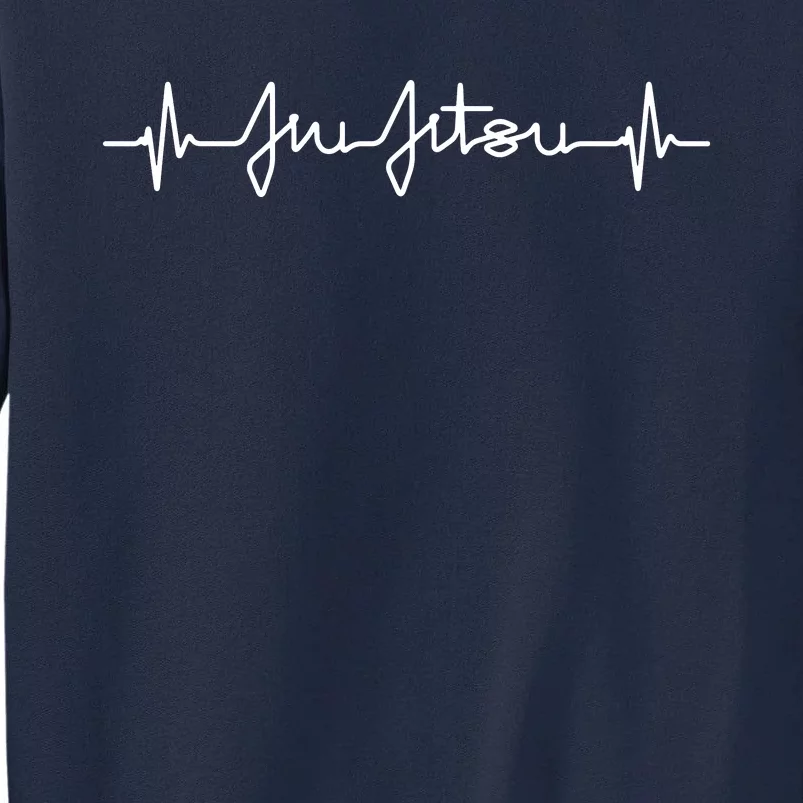 Brazilian Jiu Jitsu Heartbeat MMA BJJ Pulse EKG Tee Tall Sweatshirt