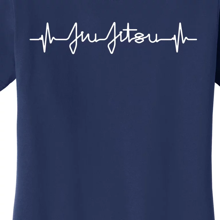 Brazilian Jiu Jitsu Heartbeat MMA BJJ Pulse EKG Tee Women's T-Shirt