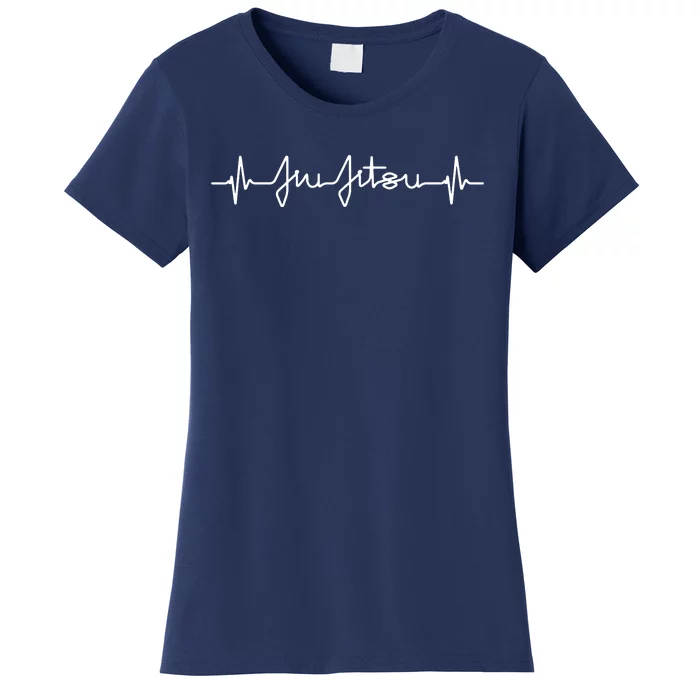 Brazilian Jiu Jitsu Heartbeat MMA BJJ Pulse EKG Tee Women's T-Shirt