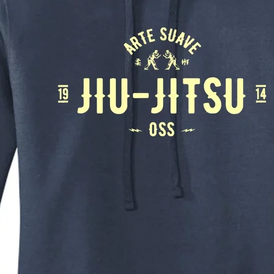 Brazilian Jiu Jitsu Arte Suave Oss BJJ Women's Pullover Hoodie