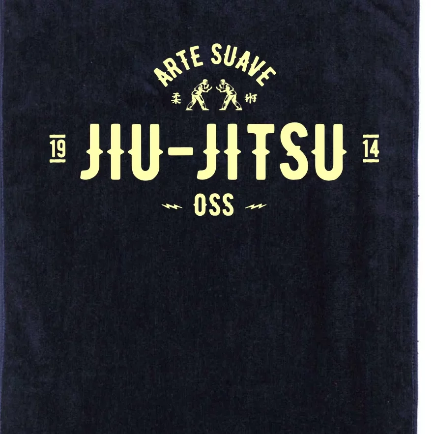 Brazilian Jiu Jitsu Arte Suave Oss BJJ Platinum Collection Golf Towel