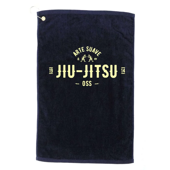 Brazilian Jiu Jitsu Arte Suave Oss BJJ Platinum Collection Golf Towel