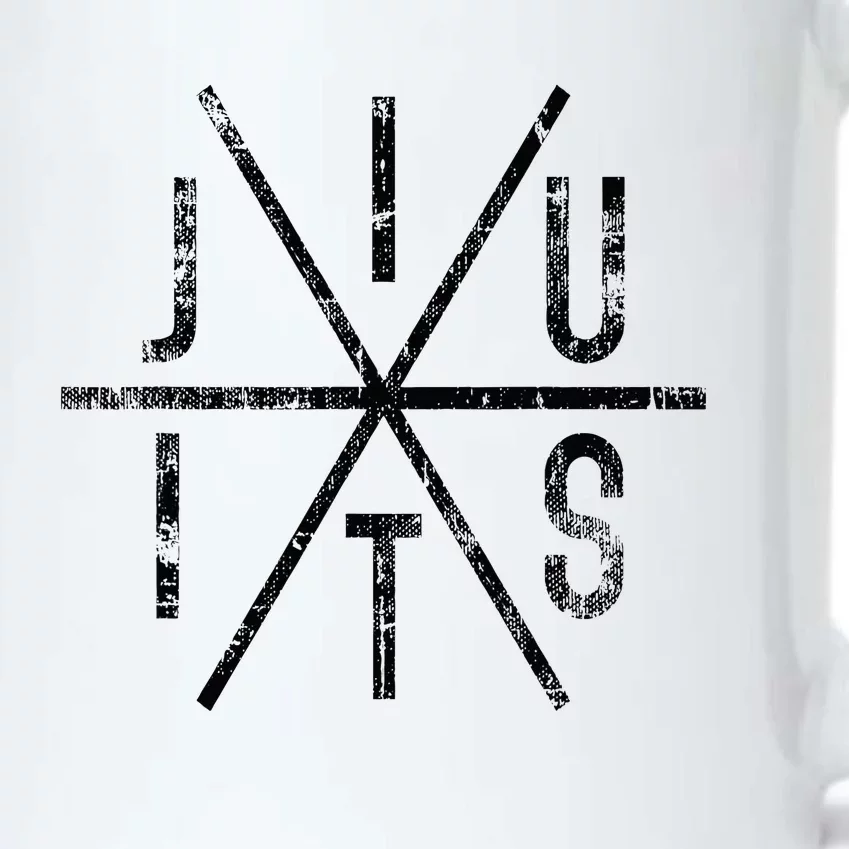 Brazilian Jiu Jitsu Bjj Distressed Black Color Changing Mug