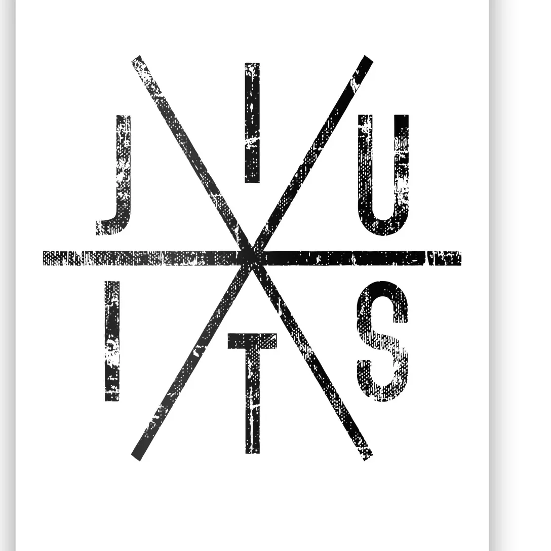 Brazilian Jiu Jitsu Bjj Distressed Poster