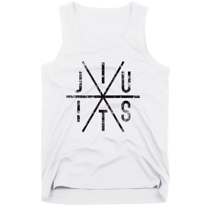 Brazilian Jiu Jitsu Bjj Distressed Tank Top