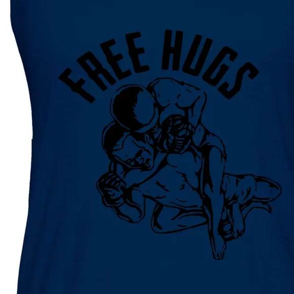 Brazilian Jiu Jitsu Free Hugs Martial Ladies Essential Flowy Tank