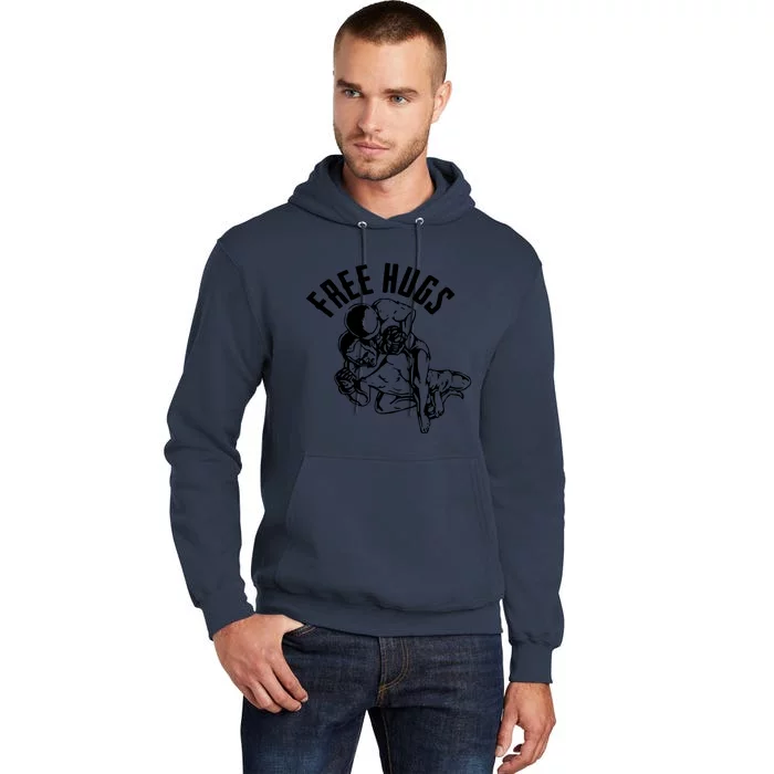 Brazilian Jiu Jitsu Free Hugs Martial Tall Hoodie