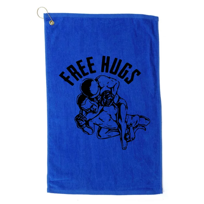 Brazilian Jiu Jitsu Free Hugs Martial Platinum Collection Golf Towel