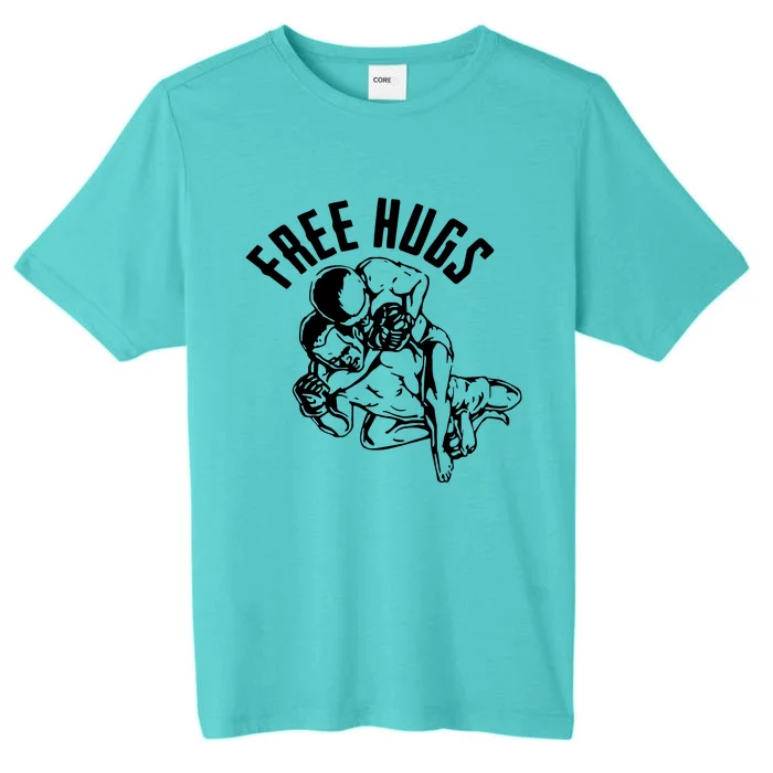 Brazilian Jiu Jitsu Free Hugs Martial ChromaSoft Performance T-Shirt