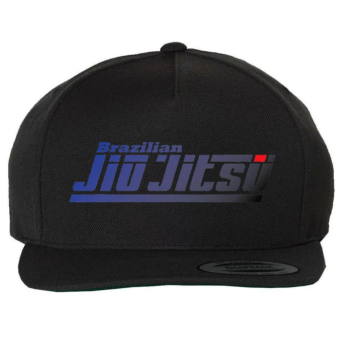 BRAZILIAN JIU JITSU BLUE BELT BJJ NOGI Grappling Wool Snapback Cap