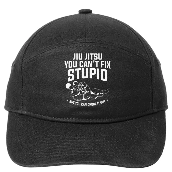 Brazilian Jiu Jitsu Jiu Jitsu Tee Funny You Can't Gift 7-Panel Snapback Hat