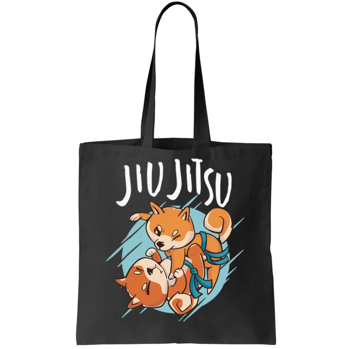 Brazilian Jiu Jitsu corgis Tote Bag