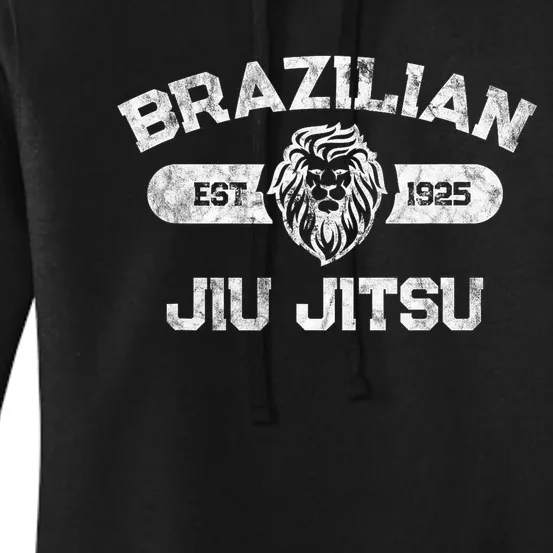 Brazilian Jiu Jitsu Established 1925 Bjj Gift Mma Fighter Women's Pullover Hoodie