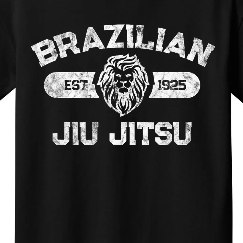 Brazilian Jiu Jitsu Established 1925 Bjj Gift Mma Fighter Kids T-Shirt