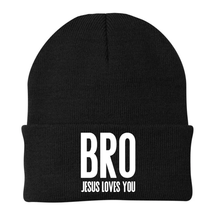 Bro Jesus Loves You Christian Knit Cap Winter Beanie