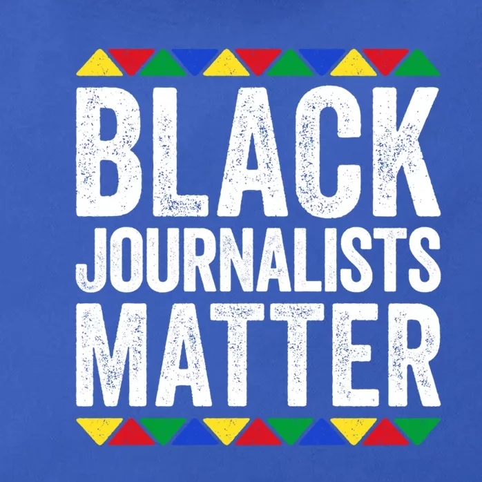 Black Journalists Matter Great Gift Black Pride Funny Gift Zip Tote Bag