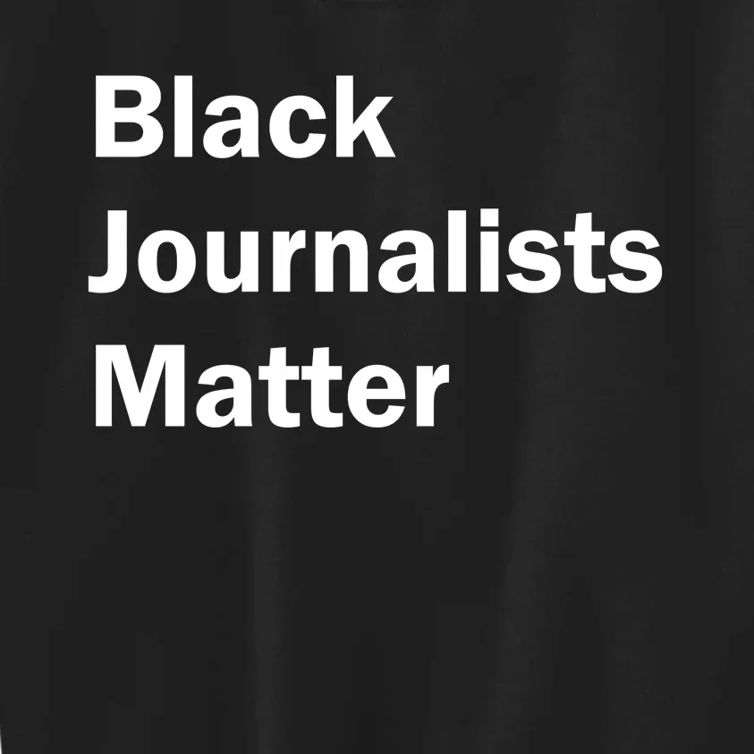 Black Journalists Matter Kids Sweatshirt