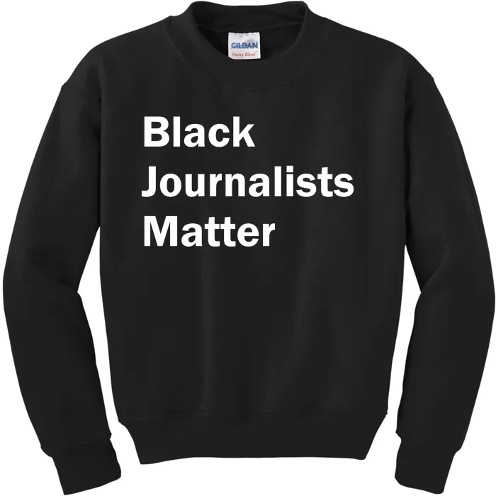 Black Journalists Matter Kids Sweatshirt