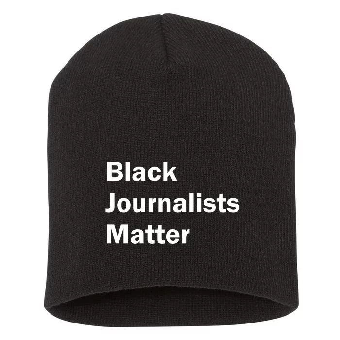 Black Journalists Matter Short Acrylic Beanie