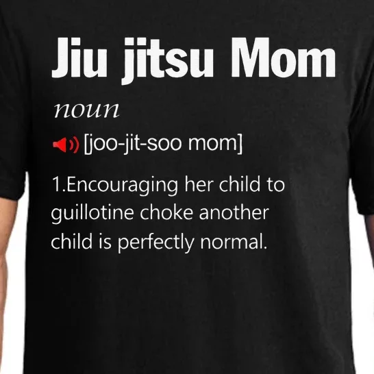 Brazilian Jiujitsu Mom Dictionary Mother's Day Gifts Pajama Set