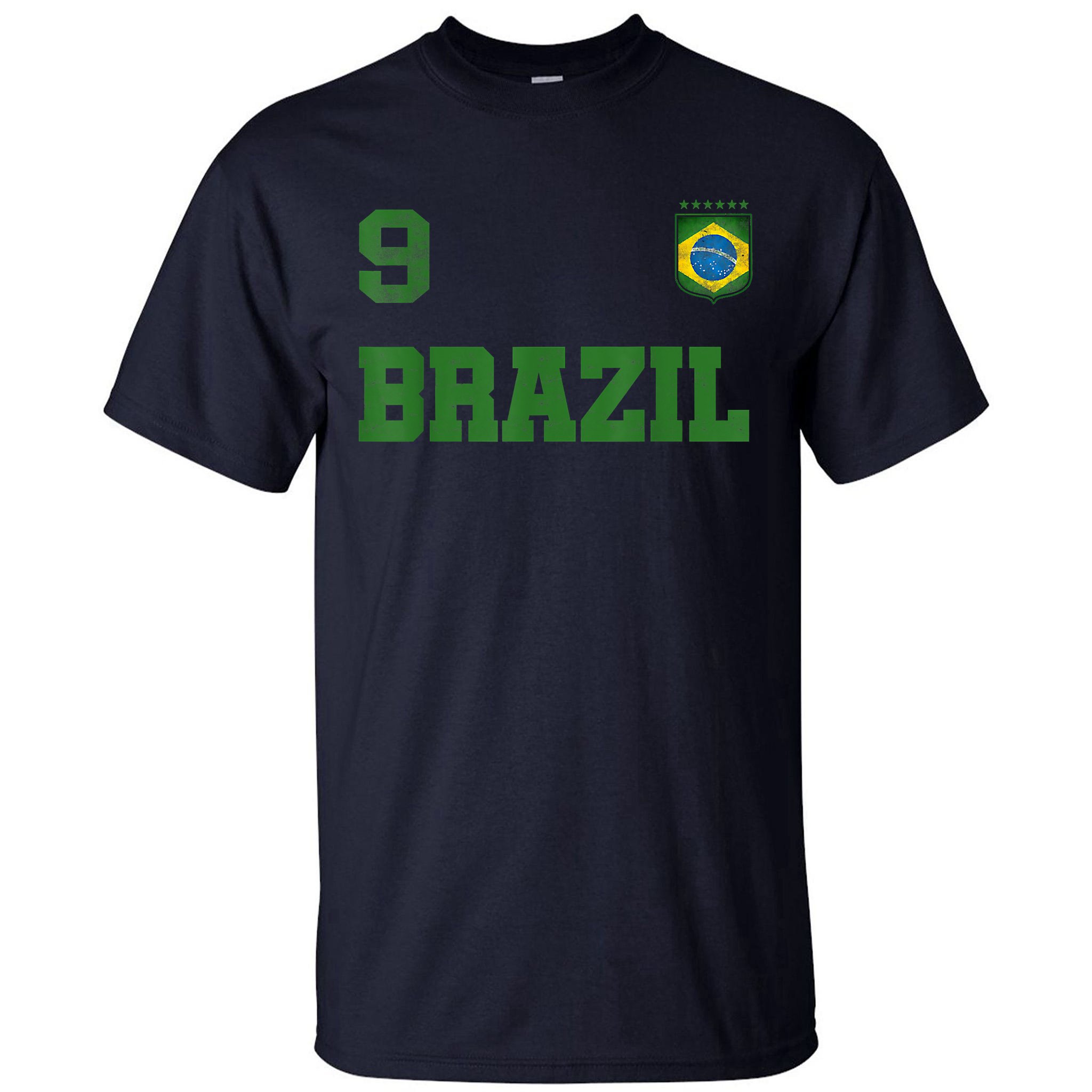 Brazil Jersey Number Nine Brazilian Futebol Soccer Women's T-Shirt