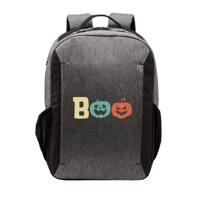 Boo Jack OLantern Cute Pumpkins Vintage Halloween Vector Backpack